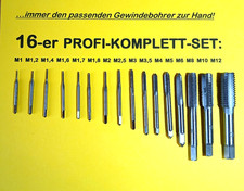 Gewindebohrer M1 M1,2 M1,4