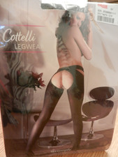 Ouvert Strumpfhose/Strümpfe S/M  schwarz Erotik Dessous Reizwäsche Schritt offen