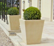 🔶Pflanzschale Pflanztrog Pflanztopf Garda 80cm Sandstein Steinkunst BLACKFORM