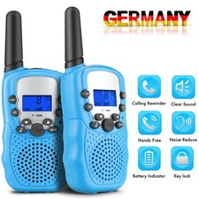 2er set Walkie Talkie Set für Kinder LCD Funkgerät 3km Reichweite Kindergeschenk