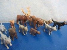 Reh Hirsch Bären Wölfe Waldtiere z 4207 Forsthaus  4850 ZOO Playmobil 7968