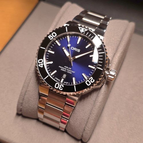 Oris aquis date 5mm - aquis, 41,5mm