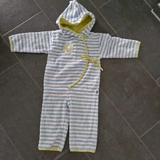 Bademantel Handtuch Anzug JAKO-O blau/weiß 80/86 praktisch