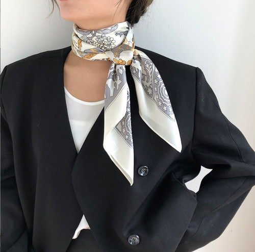 Sommer weiss seide bandana - seide,