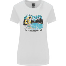 Wildwasser Rafting Wildwasser Stromschnellen Calling Damen breiter geschnittenes T-Shirt