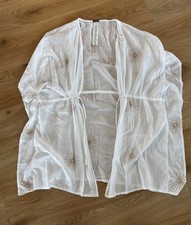 Calzedonia Strandkleid/ Überwurfbluse In Weiß Mit Stickerei- Einheitsgrösse- Neu