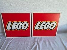 2x alte Lego Schilder  / Reklameschilder -Vintage