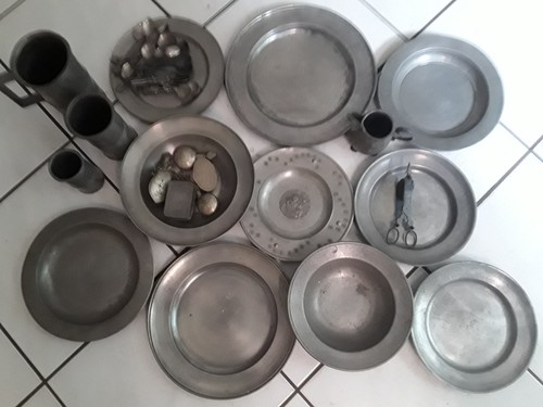 Zinn zinnsammlung alt - zinn,, alt,