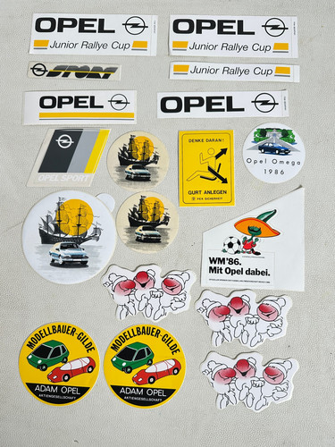 Opel jahre aufkleber 18 - jahre,