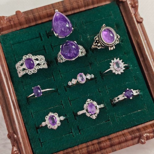 Natur echter amethyst - +natur+,