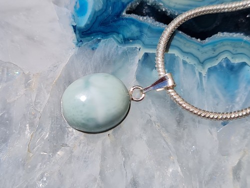 Larimar anhänger - anhänger, +