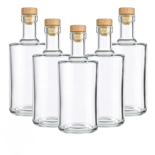 Glasflasche 700ml mit - 6x,