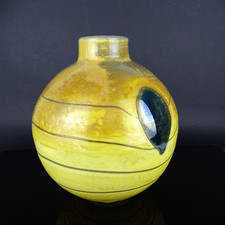 Design Glas Vase, Kunstglas