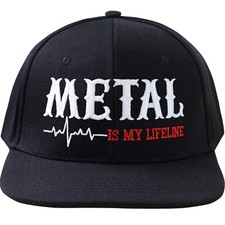 Snapback heavy metal kappe mit - snapback,