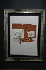 Jean - Michel Basquiat Lithographie 50 x70 cm  signiert & mit Prägestempel