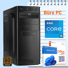Büro Computer PC Intel i5 13400 16GB DDR4 250 GB SSD Win 11 Office 2019