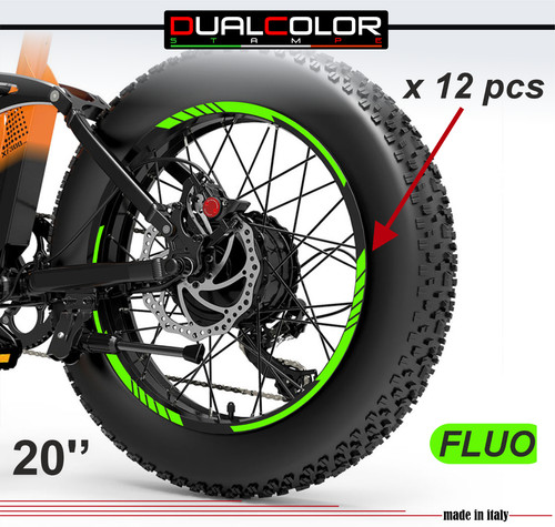 Fahrrad felgenaufkleber fat - felgenaufkleber,