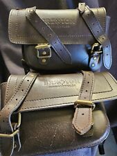 Brixton Calysto Leder Motorrad Seitentaschen Set 24x17,5x8 cm braun
