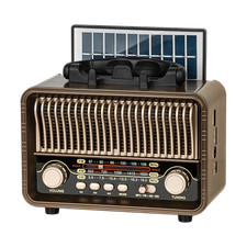 Tragbares analoges Solar-FM-Radio Kruger&Matz Bluetooth mit Batterie AUX