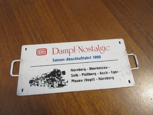 Eisenbahn zuglaufschild - zuglaufschild, db