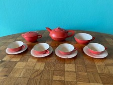 Teeservice Service Blech Puppengeschirr große Puppenküche  dollhouse dishes