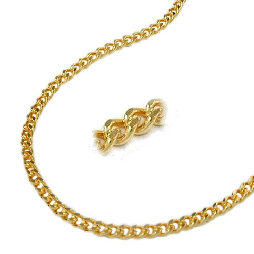 Gold double bauchkette kette - gold,