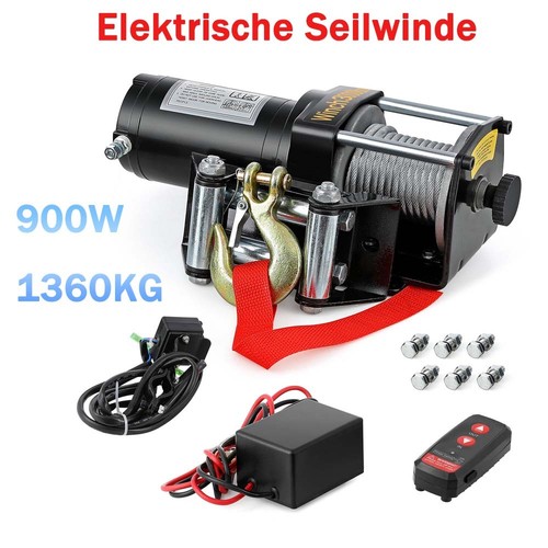 12v elektrische seilwinde - 12v,