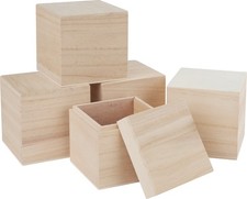 VBS 5er-Pack Holzbox WÜRFEL