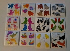 Sandylion Sticker :  12 Abrisse - Nur MOP & Stoff Abrisse!...Set: B12
