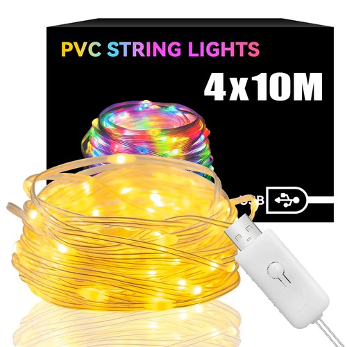 10m led lichterschlauch - 4x,