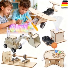 6-in-1,Experimente für Kinder ab 8-14, Elektronik Baukasten, Experimentierkasten