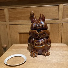 P&K HASE SÜSSIGKEITENDOSE BRAUN KERAMIK HASE Kekse süß Vintage 60 /70’er