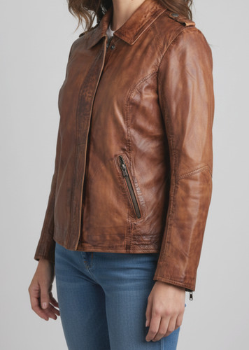 David moore lederjacke - david, (