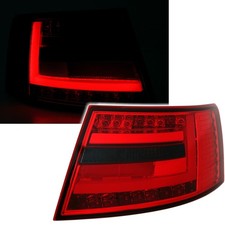 EAGLE EYES LED Lightbar Rückleuchten Set für Audi A6 4F in Rot Smoke 04-08 6Pin