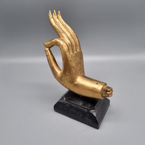 Antike hand buddhas geschnitzt - antike,