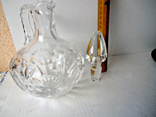 Vintage Nachtmann Serie Bamberg Kristallglas Karaffe mit Stöpsel TOP 24cm