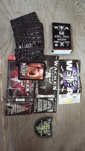 Wacken tickets patch cards - wacken,
