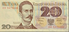 Polen Banknote 20 Zloty P149a