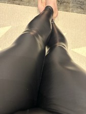 Sexy Lack/Leder Imitat Leggins