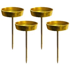Aluminium Kerzenpick 4er Set