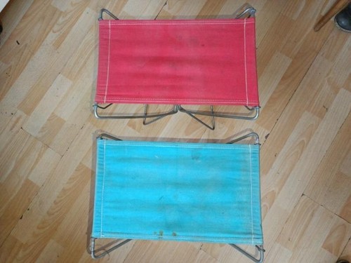 Paar vintage klapphocker - vintage,
