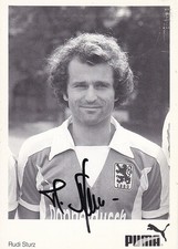 Rudi STURZ - TSV 1860 München, Original-Autogramm, ca. 1980!