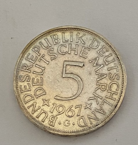 Silbermünze 1967 g - dm,