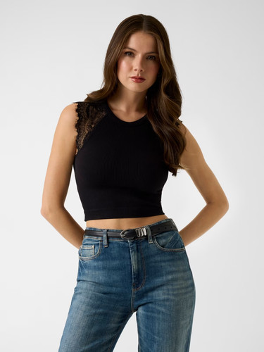Guess damen top mit - damen, spitze