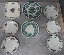 Villeroy Boch Konvolut 8x Ersatzteile Teller Unterteller verschieden, Text lesen