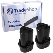 2x Li-Ion Akku 10,8V 2000mAh für Makita HP-330-DWLE HS-300 -D -DW