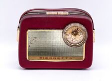 Vintage Simonetta Transistorradio Kofferradio Radio 60er Jahre Retro | Rot RAR