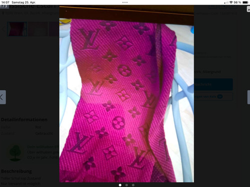 Elegante scarf louis vuitton - scarf, v