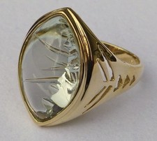 Schmuck Ring 375er Gelbgold