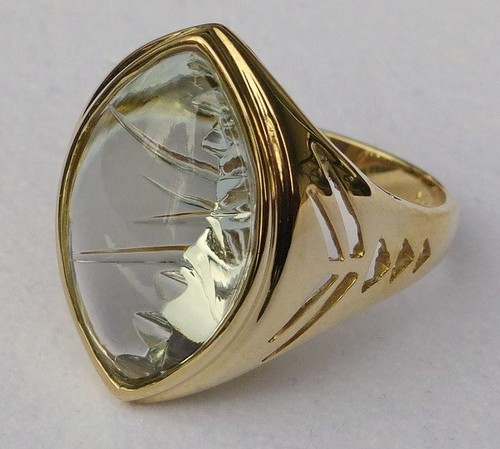 Schmuck ring 375er gelbgold - schmuck,